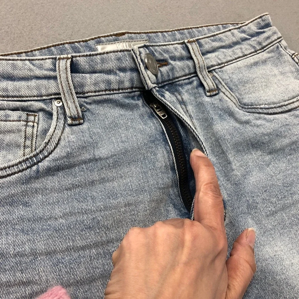 Kut From The‎ Kloth Jane Long Short High Rise Womens 0 Denim Cut Off Festival